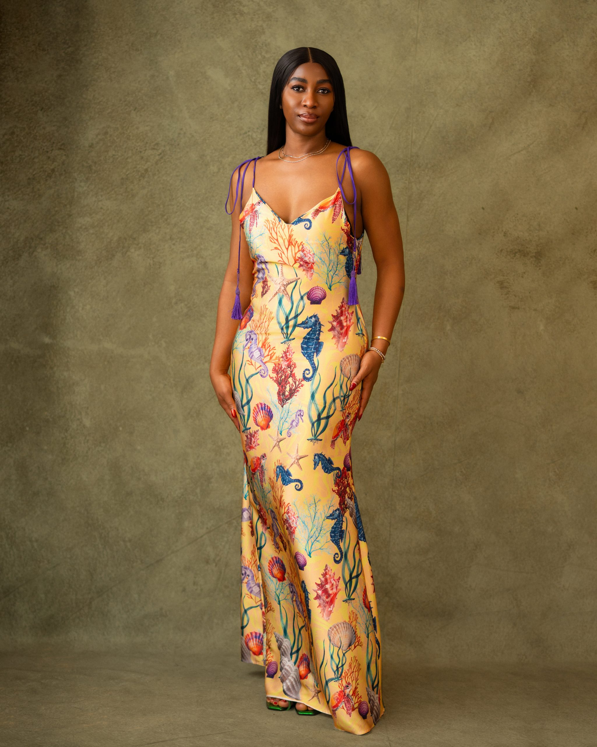 Sunlit sand dress