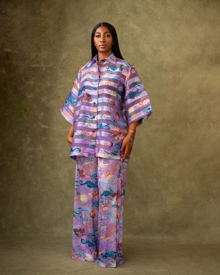 Lavender tide trouser co-ord